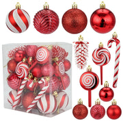 29/36/40pcs Champagne Special-shaped Christmas Ball Ornaments Christmas Tree Party Decoration New Year Christmas Spheres Pendant