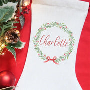 personalised Custom Santa sack Christmas stocking Merry Xmas eve Decoration family Children kid boy girl gift Present Toy Bag
