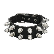 Hip Hop Rock PU Leather Bracelet Men and Women Punk Spikes Rivets Skull Heart Cross Creative Party Bracelet Jewelry Accessories