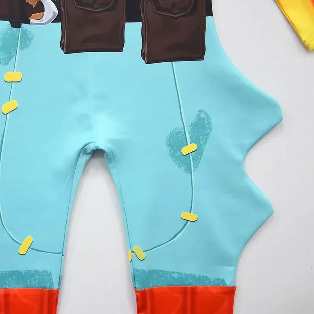 Fortnite Halloween Fish Stick Costume for Teen Boy Girl Jumpsuit Cloth Christmas Mask+Playsuit Pelele Bodysuit Boutique Kit 8