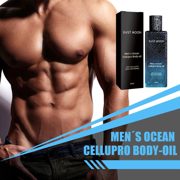 Men Firming Body Oil Belly Fat Burner Weight Loss Anti Cellulite Strengthen Muscle Remove Tummy Fat Body Sculpting Sl-imming Oil