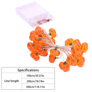 Pumpkin Horror Eyeballs LED String Lights Portable USB 20 40 Leds Halloween Party Decoration For Home bar Atmosphere Decor