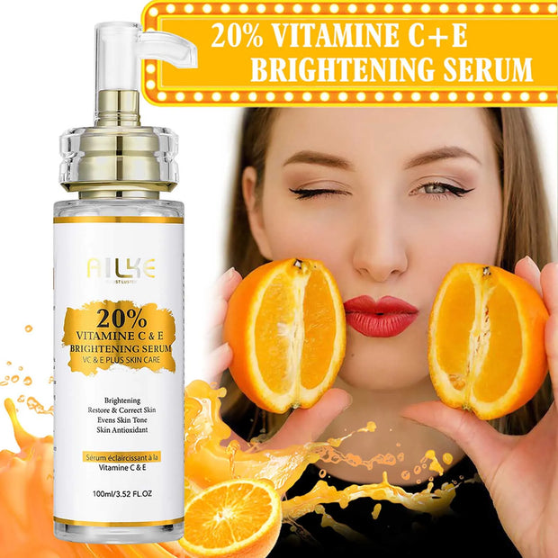 AILKE Lightening Body Cream, with Vitamin C, Hyaluronic Acid, Shea Butter, Spots Treatment, Uneven Skin Tone, Deeply Hydration
