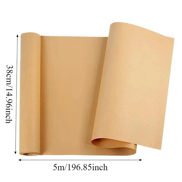 5/10M Brown Kraft Paper Roll DIY Gift Wrapping Kraft Paper Roll for Painting Art Craft Gift Party Christmas Day Gift Packing