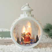 Christmas decorations retro night lights luminous gifts window ornaments desktop layout props atmosphere pendant desk decoration