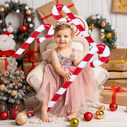 3pcs 35 Inch Inflatable Christmas Candy Cane for Indoor Outdoor Holiday Yard Decorations Festive Xmas Decorations Gift Party Fa