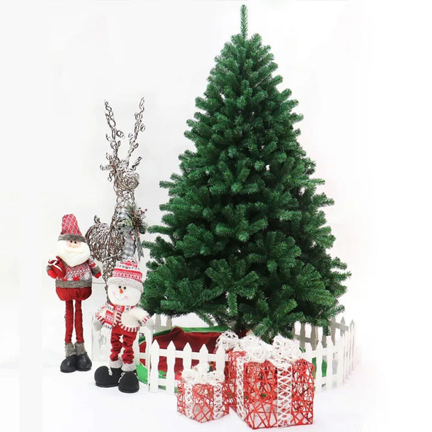 90-180cm Encrypted PVC with LED Lights Christmas tree  for Christmas Home Decoration  and house Ornaments