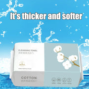 1/2/3 Pack Thickened Disposable Face Towel, Pearl Cotton, Wet And Dry, Travel, Cleansing, Makeup Remover, Extractor Face Towel