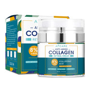 8% Men's Collagen Moisturizing Cream Skincare Fade Facial Wrinkles Hyaluronic Acid Firming Skin Vitamin E Moisturizer