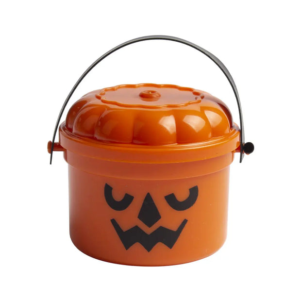 Mini Halloween Nostalgia Bucket Mini Halloween Candy Jar Basket Pumpkin Bucket Little Halloween Candy Bucket, wholesale