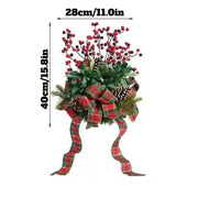Christmas Tree Decoration Red Fruit Top Hat Pine Cones Decoration Christmas Decoration Xmas Tree Ornament New Year Hanging Decor