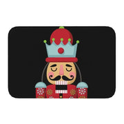 Nutcracker Doll Floor Door Kitchen Bath Mats Anti-Slip Indoor Christmas Soldier Toy Doormat Garage Entrance Rug Carpet Footpad