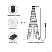 RGBIC Christmas Tree Lights DIY LED Fairy String Lights with Smart APP & Remote Control Garland for Outdoor Garden Party Wedding