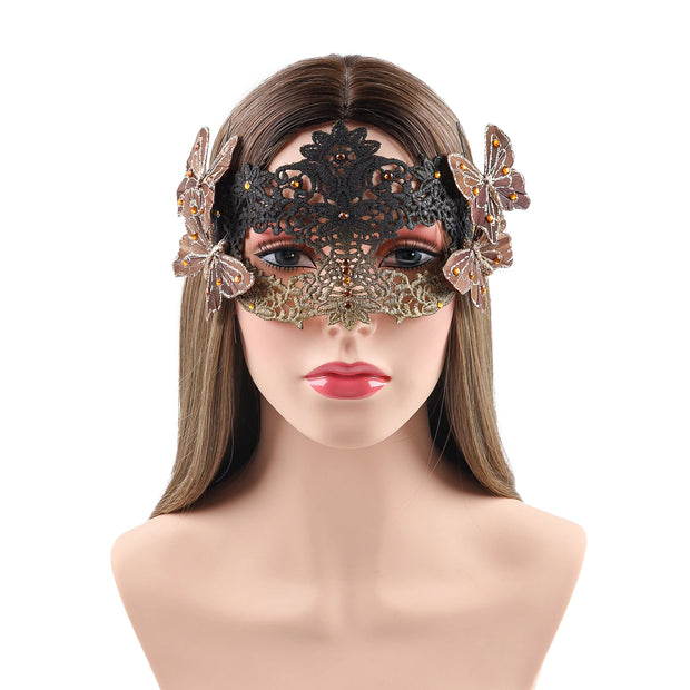 Princess Half Face Mask Butterfly Masquerade Performance Props Halloween Accessories