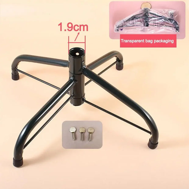 Durable Metal Christmas Tree Stand Base Sturdy Rotating Xmas Tree Holder Christmas Tree Stand Legs Christmas Tree Accessory