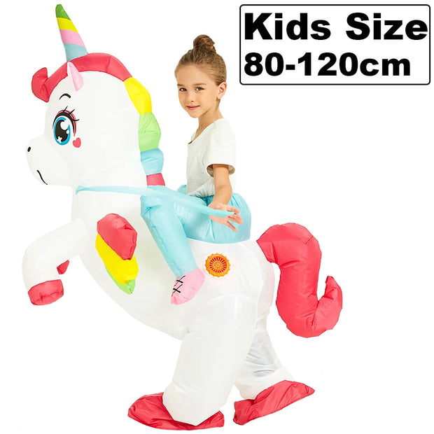 New Alien Inflatable Costume Anime Suits Dress Mascot Purim Halloween Christmas Party Cosplay Costumes for Kids Adult