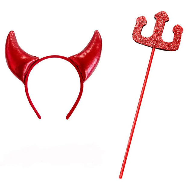 2025 Halloween Vampire Costume for Girls Devil Witch Gothic Mesh Clothes Demon Vampires Queen Cosplay Carnival Party Dress Set