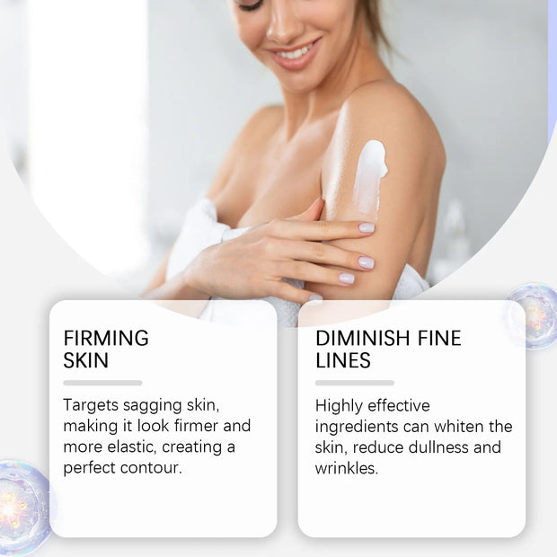 Anti Aging Body Lotion Reducing Wrinkles Dullness Dry Preventing Sagging Firming Whitening Revitalizing Body Moisturizer Cream