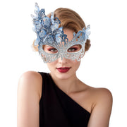 Princess Half Face Mask Feather Masquerade Party Performance Props Halloween Accessory