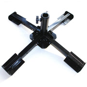 Christmas Tree Stand 360° Rotating Artificial Tree Bracket Electric Outlets Adjustable Universal Christmas Tree Metal Base 2023