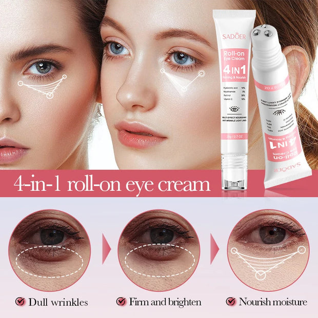 Eye Cream Instant Get Rid Of Puffy Eye Collagen Anti-wrinkle Fade Fine Lines Firm Skin Anti Dark Circle Brighten Eye Care Makeup
