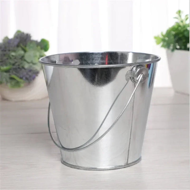 5cm/7cm/10cm Metal Bucket Wedding Decoration Candy Box Flower Pot Table Decor Birthday Party Decoration Kids Baby Shower