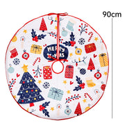 Christmas Tree Skirt Classic Christmas Tree Carpet Base Mat Xmas Trees Skirts Base Cover Home Indoor Party New Year Decorations