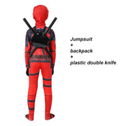 Anime Costume Kids Cosplay Mask Backpack Suit Jumpsuit Superhero Cosplay Bodysuit Jumpsuit Halloween Costume Adult Children