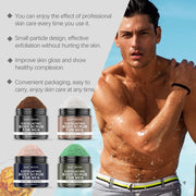 Sandalwood Body Scrub Series Dead Skin Remover Deep Moisturize Exfoliate Improve Soften Lasting Fragrance Men Shower Scrub Cream