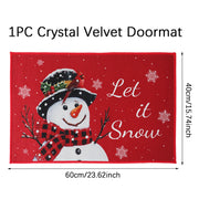 Christmas Door Mat Santa Claus Outdoor Carpet Merry Christmas Decorations For Home 2025 Navidad Xmas Ornament New Year 2026