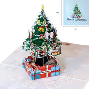 3D Pop UP Santa Cards Marry Christmas Greeting Cards Party Invitations Gifts New Year Greeting Card Anniversary Gifts Postcard