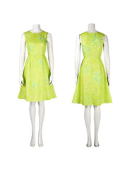 Inside Out 2 Joy Dress & Mask Cosplay Set – Adults & Kids Performance Costume