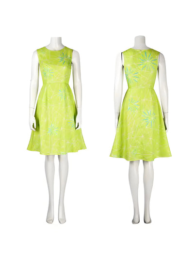 Inside Out 2 Joy Dress & Mask Cosplay Set – Adults & Kids Performance Costume