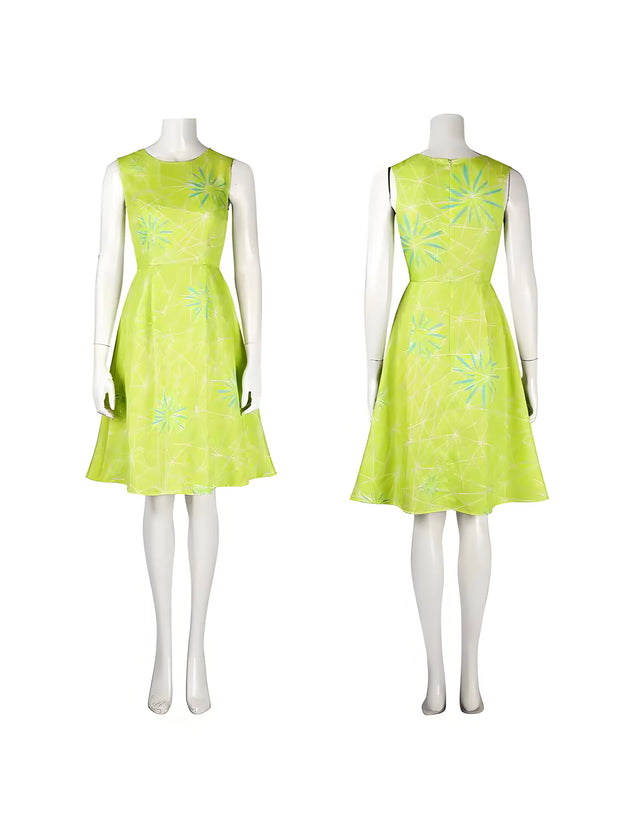Inside Out 2 Joy Dress & Mask Cosplay Set – Adults & Kids Performance Costume