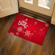 2025Merry Christmas Welcome Doormat Living Room Front Door Entrance Foot Mat Bedroom Bath Rug Christmas Decorations