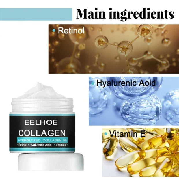 Collagen Creams For Men Improve skin quality Face Cream Firming Moisturizing Hyaluronic Acid Cream Facial Skin Care