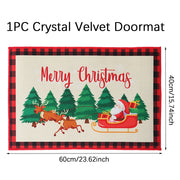 Christmas Door Mat Santa Claus Outdoor Carpet Merry Christmas Decorations For Home 2025 Navidad Xmas Ornament New Year 2026