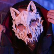 Halloween Skull Party Mask Anime Dragon God Skeleton Half Face Masks Bone Skull Animals Mask Cosplay Dance Prom Costume Props