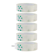 18/12/8mm Transparent Adhesive Tape Pack Tools Stationery Office School Supplies Students Adhesive Tape Packing Present Flower
