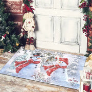 Christmas Floor Mat Entrance Doormat Bedroom Bath Toilet Anti Slip Carpet 2024 Merry Christmas Decoration for Home New Year Gift