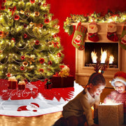 VIKAMA Cartoon Christmas Tree Skirt Suitable For Decoration At Christmas And New Year Parties Christmas Tree Dress Cushion