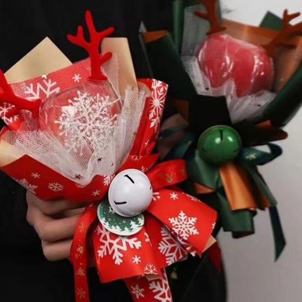 1/6pcs Christmas Wrapping Paper Vintage Kraft Paper Christmas Tree Snowflake Pattern Gift Wrapping Paper Bouquet Wrapping Paper