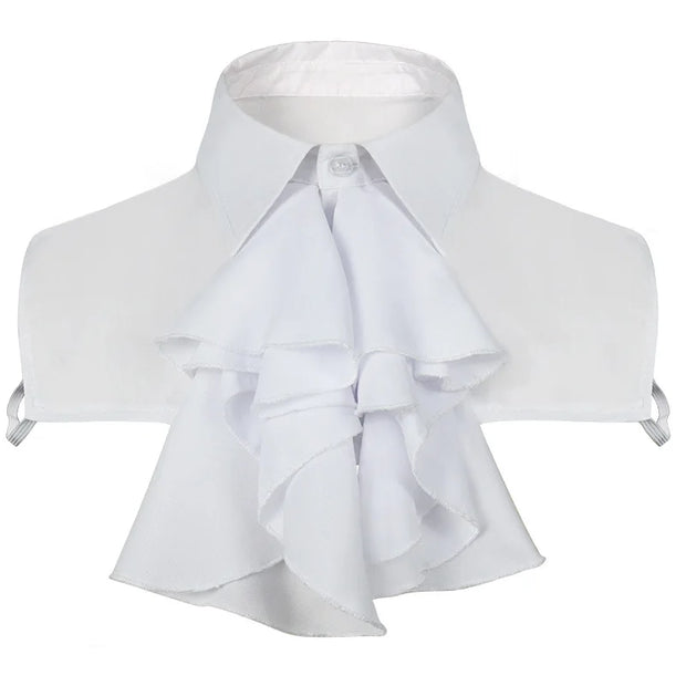 Vampire Renaissance Victorian Shirts for Men and Women  White Steampunk Ruffle Medieval Halloween Costume