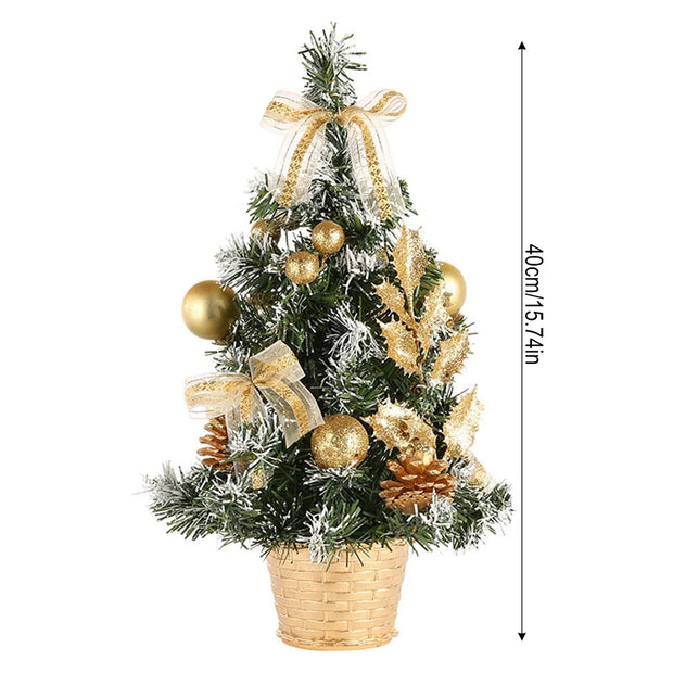Christmas Tree Artificial Christmas Tree DIY Handicraft  New Year Gift for Home Bedroom Party Decorations