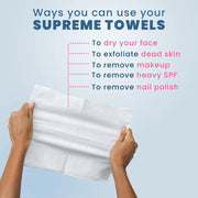 50pcs/box Clean Towels Face Towel Disposable Clinically Tested Face Towelette Facial Makeup Remover Dry Wipes Ultra Soft