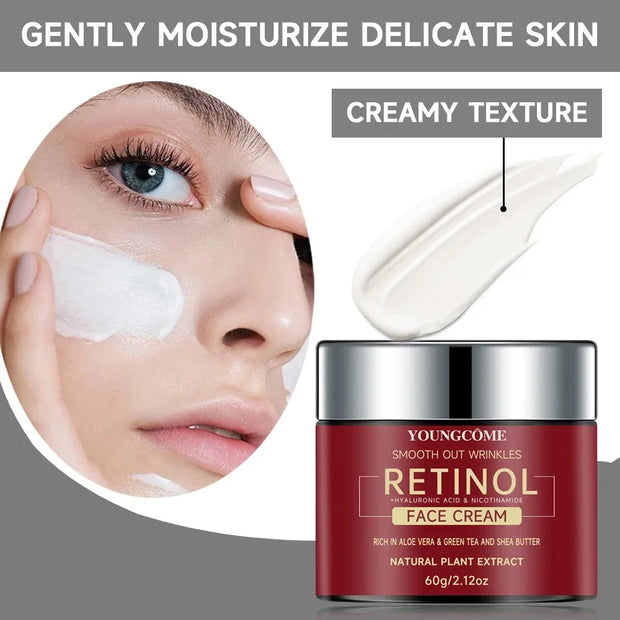 Retinol Lifting Firming Cream Repairing Moisturizing Nourishing Cream Brightening Skin Facial Cream Anti-Aging Face Skin Care
