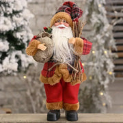 1~4PCS 2025 Christmas Decoration for Home Santa Claus Plush Doll 30cm Navidad Party Decor Xmas Ornaments New Year Gift