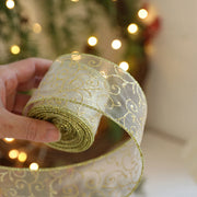 Christmas Decoration Ribbon Silk Ribbon Christmas Gift Tie Gift Box Tie Festive Atmosphere Decoration Supplies Ribbon Wrapping