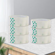 18/12/8mm Transparent Adhesive Tape Pack Tools Stationery Office School Supplies Students Adhesive Tape Packing Present Flower