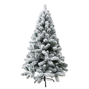 Christmas Decor Artificial Flocked Tree White Xmas Adorable Scene Layout Prop Household Simulated Green Simulation Supply